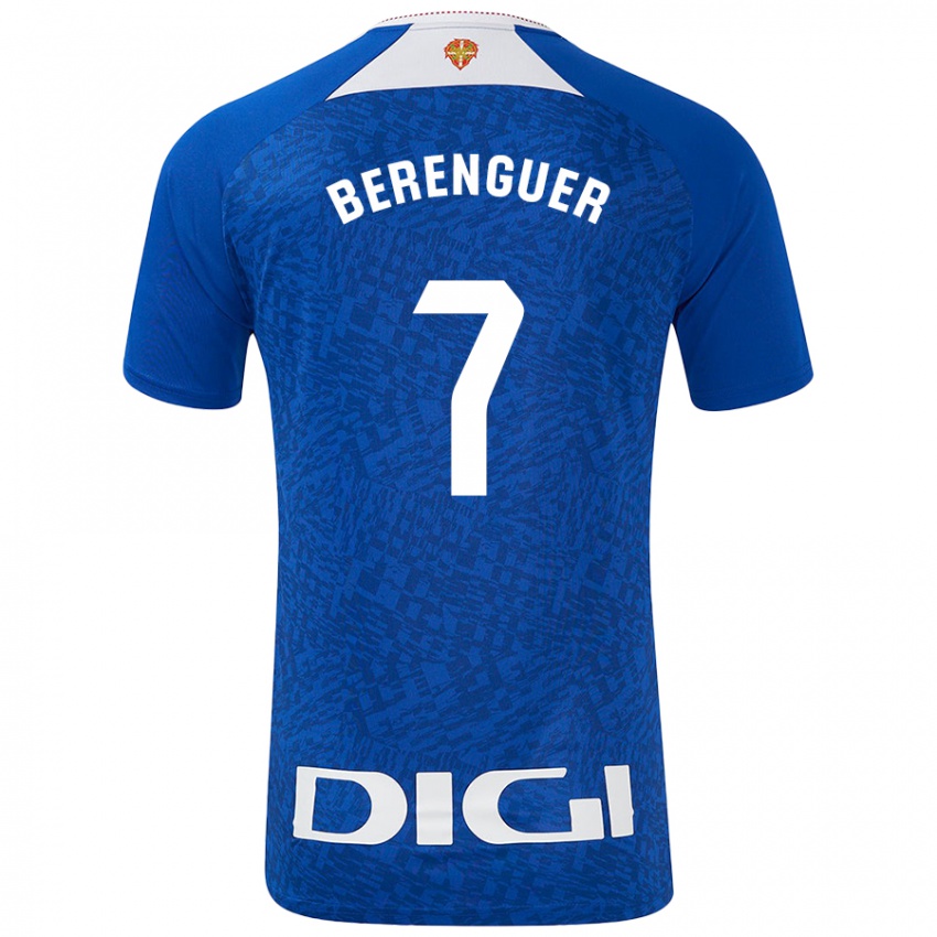 Niño Camiseta Álex Berenguer #7 Azul Real 2ª Equipación 2024/25 La Camisa México