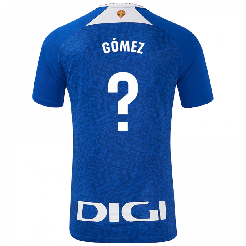 Niño Camiseta Xabi Gómez #0 Azul Real 2ª Equipación 2024/25 La Camisa México