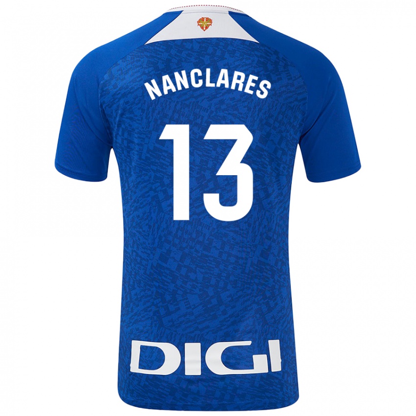 Niño Camiseta Adriana Nanclares #13 Azul Real 2ª Equipación 2024/25 La Camisa México