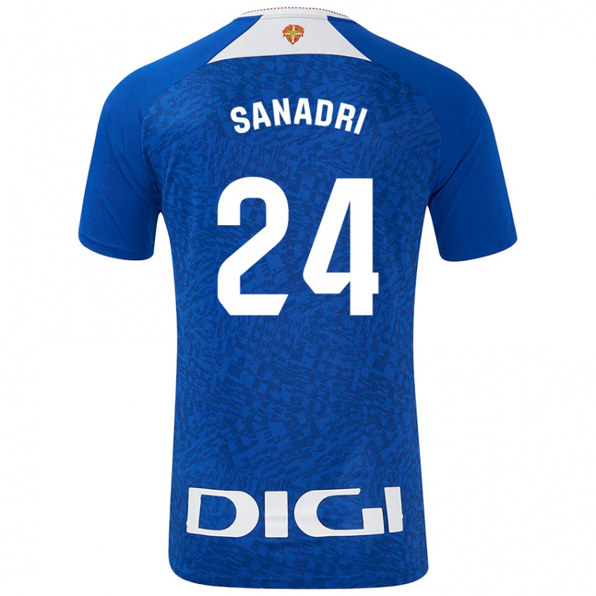 Niño Camiseta Sanadri #24 Azul Real 2ª Equipación 2024/25 La Camisa México