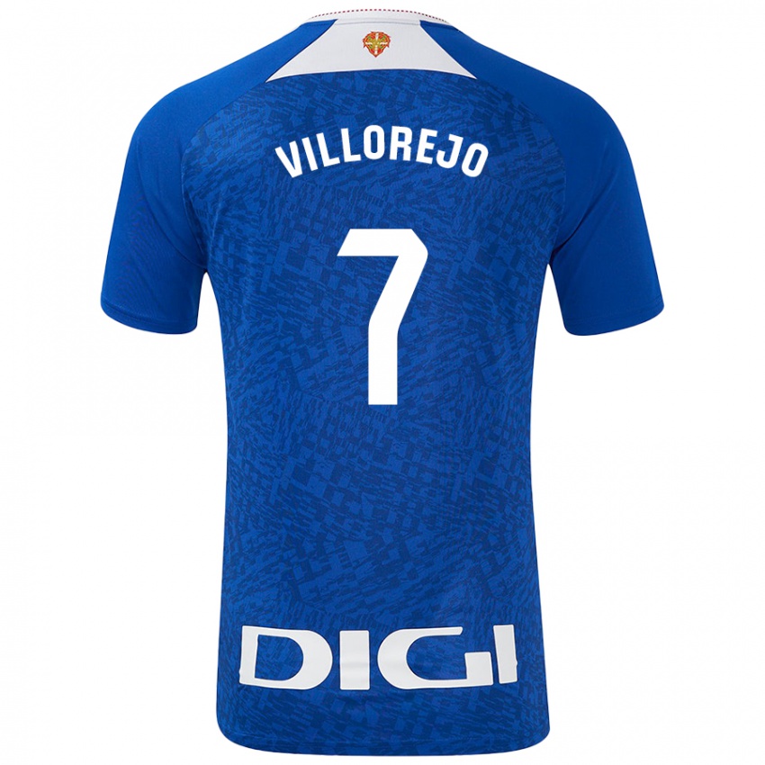 Niño Camiseta Ardaitz Villorejo #7 Azul Real 2ª Equipación 2024/25 La Camisa México