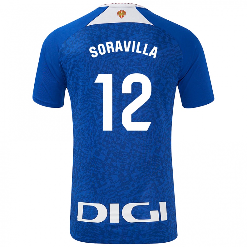 Niño Camiseta Ander Soravilla #12 Azul Real 2ª Equipación 2024/25 La Camisa México