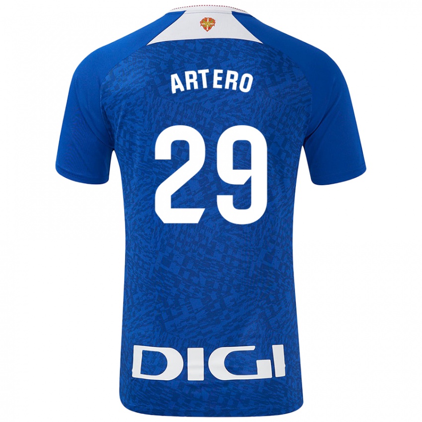 Niño Camiseta Marina Artero Moreno #29 Azul Real 2ª Equipación 2024/25 La Camisa México