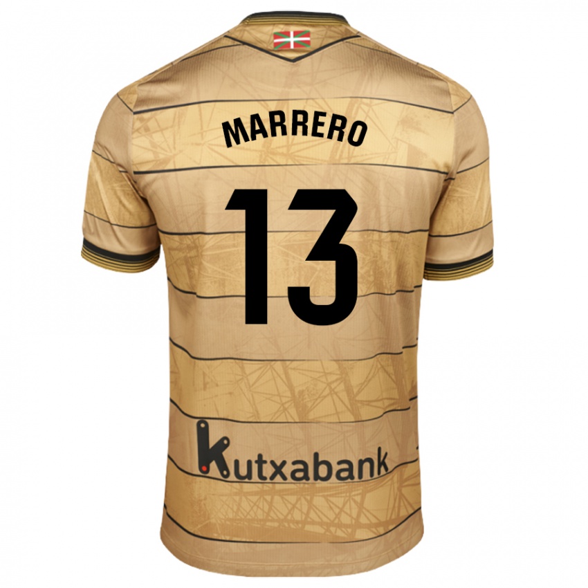 Niño Camiseta Unai Marrero #13 Marrón 2ª Equipación 2024/25 La Camisa México