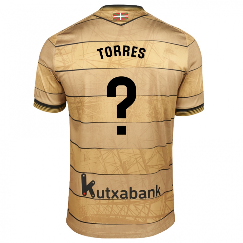 Niño Camiseta Domenic Torres #0 Marrón 2ª Equipación 2024/25 La Camisa México