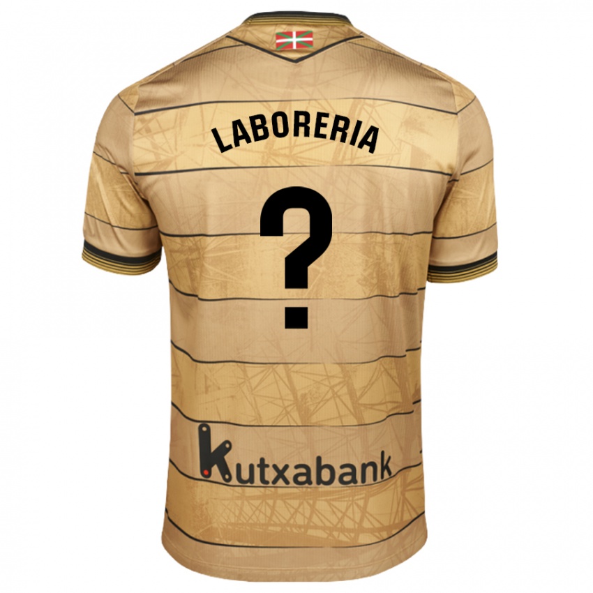 Niño Camiseta Marc Laborería #0 Marrón 2ª Equipación 2024/25 La Camisa México