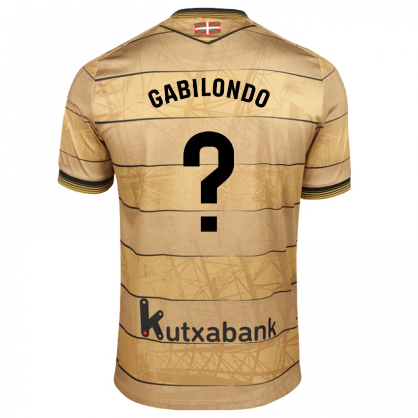 Niño Camiseta Iker Gabilondo #0 Marrón 2ª Equipación 2024/25 La Camisa México