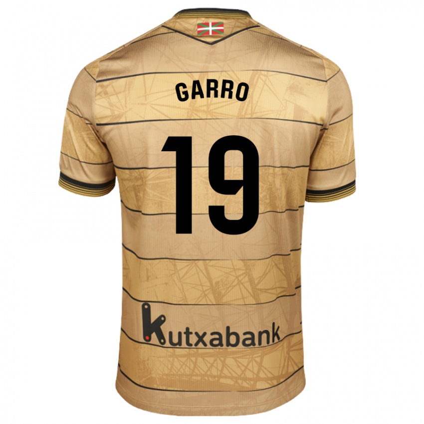 Niño Camiseta Jon Garro #19 Marrón 2ª Equipación 2024/25 La Camisa México