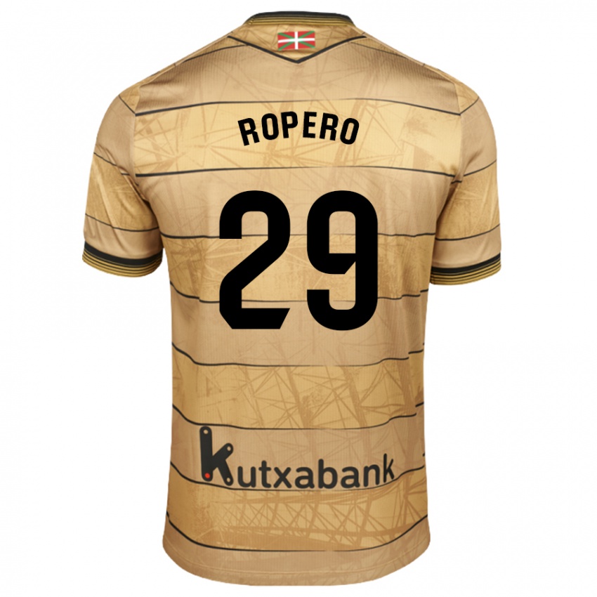 Niño Camiseta Iker Ropero #29 Marrón 2ª Equipación 2024/25 La Camisa México