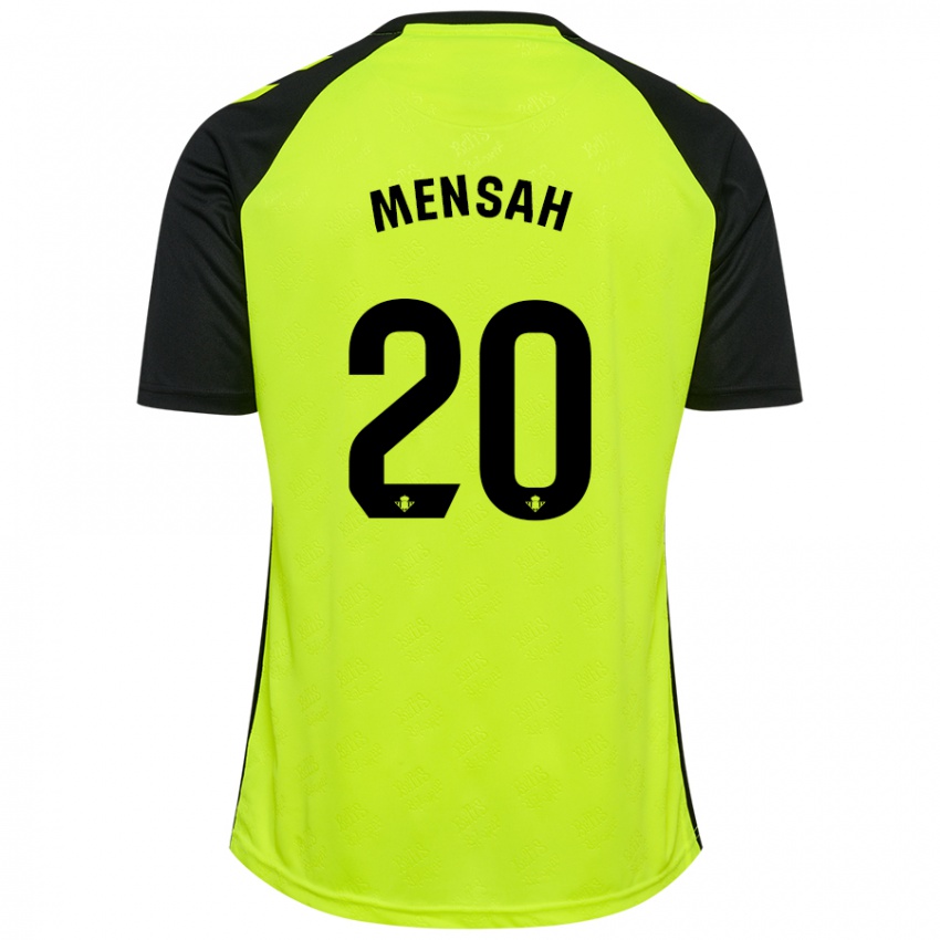 Niño Camiseta Mawuli Mensah #20 Amarillo Fluorescente Negro 2ª Equipación 2024/25 La Camisa México