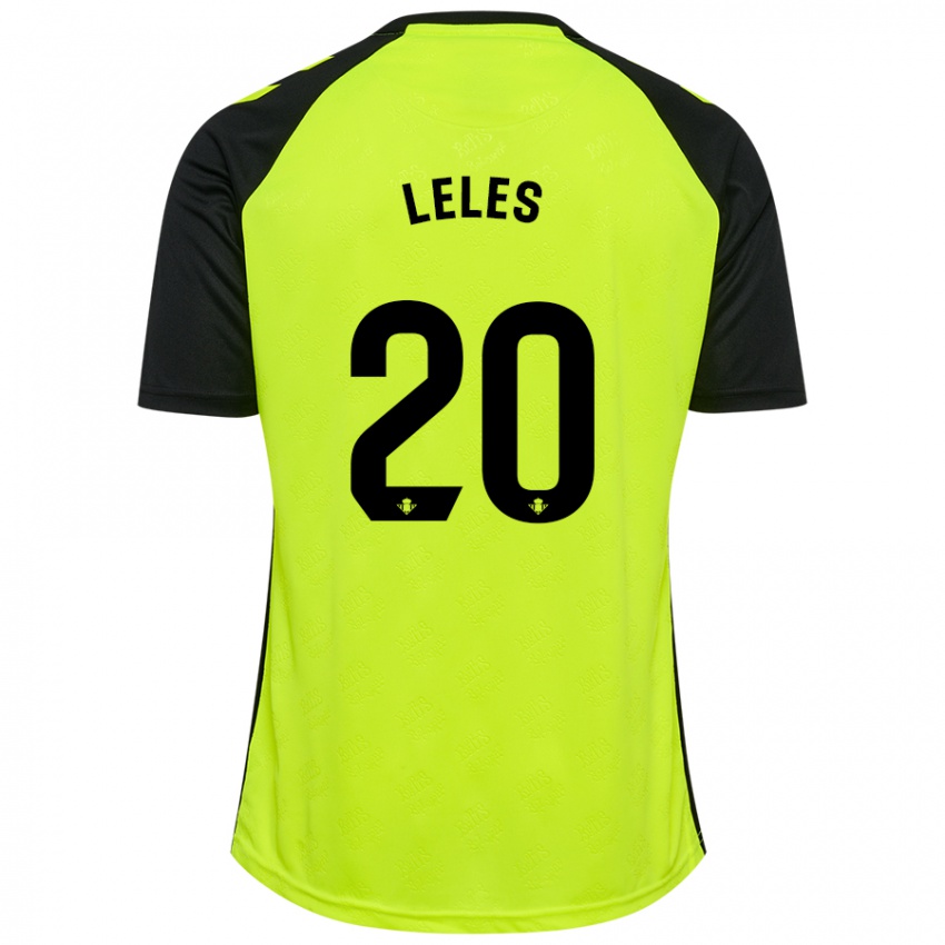 Niño Camiseta María De Los Ángeles Carrión Egido #20 Amarillo Fluorescente Negro 2ª Equipación 2024/25 La Camisa México