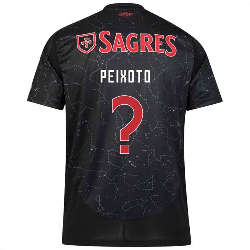 Niño Camiseta Guilherme Peixoto #0 Negro Rojo 2ª Equipación 2024/25 La Camisa México