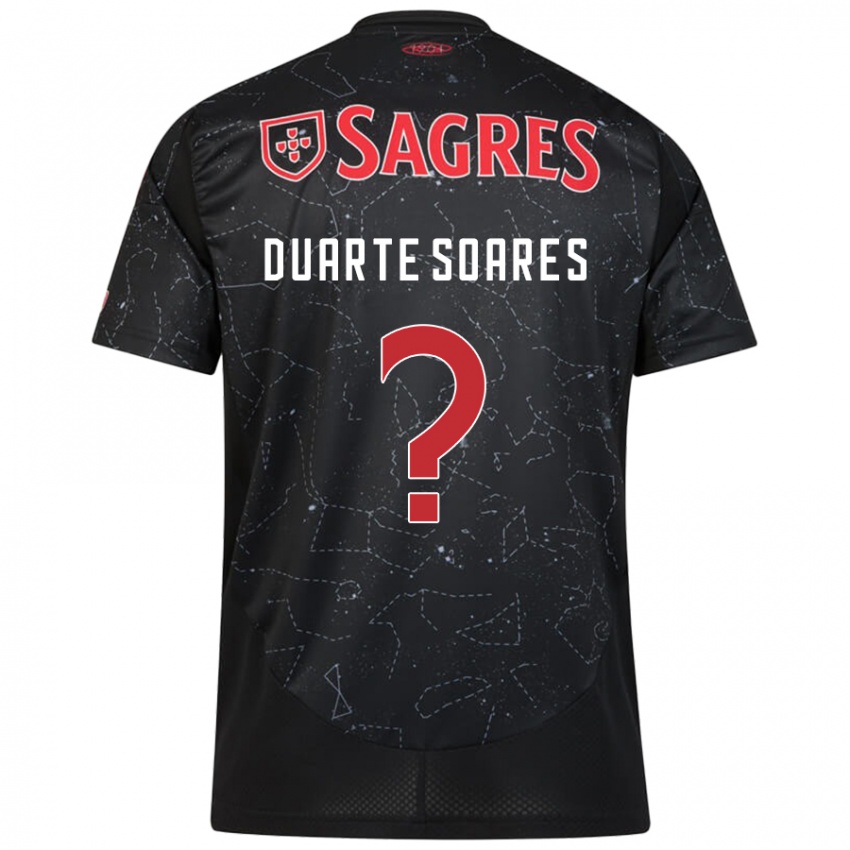 Niño Camiseta Duarte Soares #0 Negro Rojo 2ª Equipación 2024/25 La Camisa México