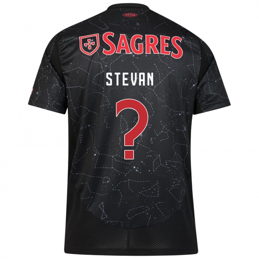 Niño Camiseta Stevan #0 Negro Rojo 2ª Equipación 2024/25 La Camisa México