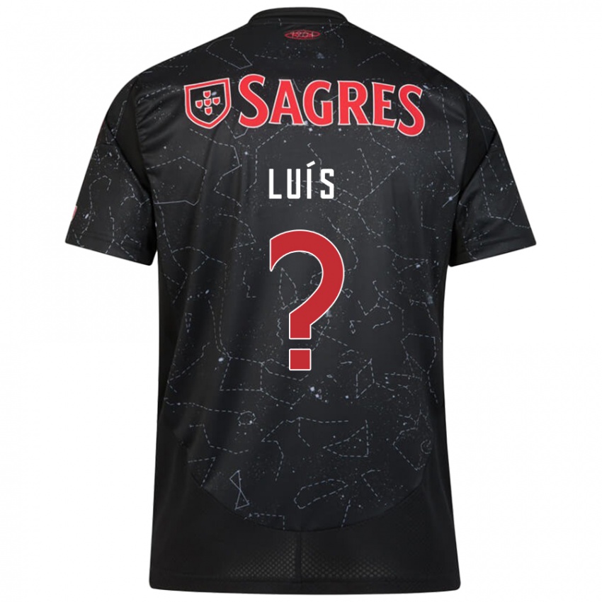 Niño Camiseta António Luís #0 Negro Rojo 2ª Equipación 2024/25 La Camisa México