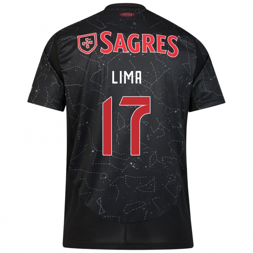 Niño Camiseta Ivan Lima #17 Negro Rojo 2ª Equipación 2024/25 La Camisa México