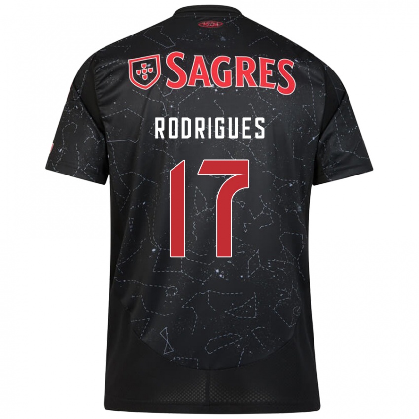 Niño Camiseta Tiago Rodrigues #17 Negro Rojo 2ª Equipación 2024/25 La Camisa México