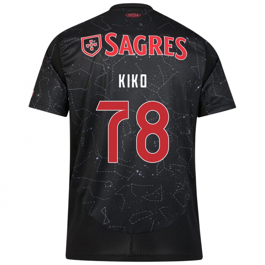 Niño Camiseta Kiko #78 Negro Rojo 2ª Equipación 2024/25 La Camisa México