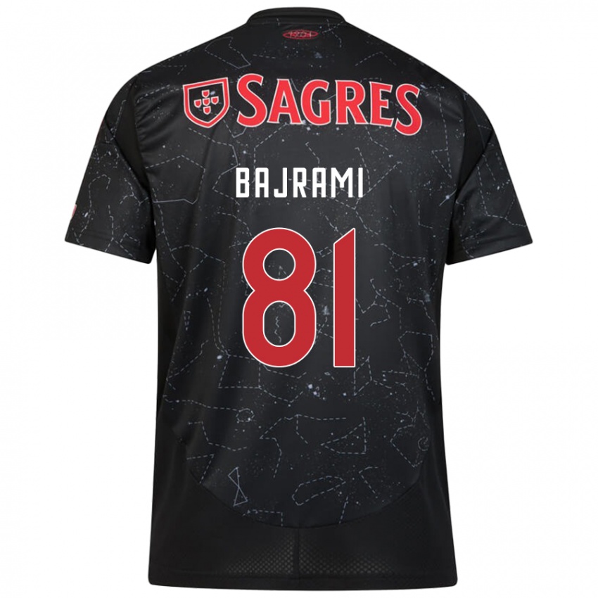 Niño Camiseta Adrian Bajrami #81 Negro Rojo 2ª Equipación 2024/25 La Camisa México