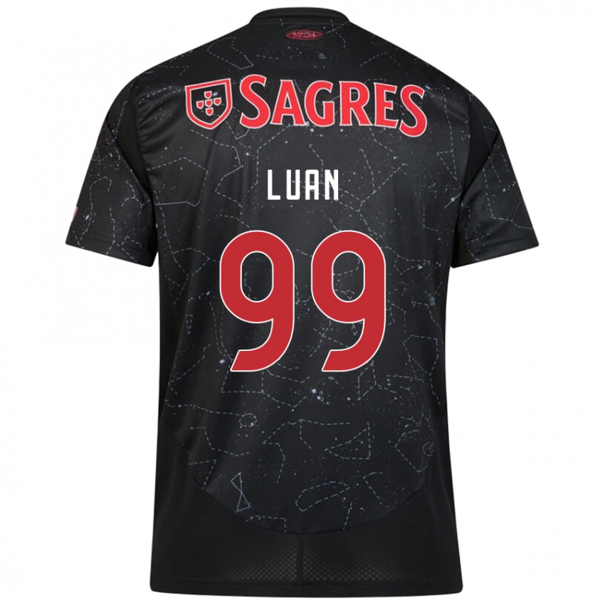 Niño Camiseta Luan #99 Negro Rojo 2ª Equipación 2024/25 La Camisa México