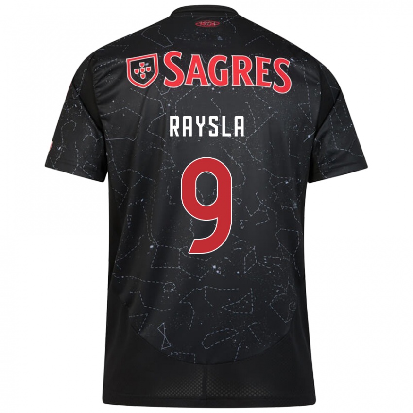 Niño Camiseta Nycole Raysla #9 Negro Rojo 2ª Equipación 2024/25 La Camisa México