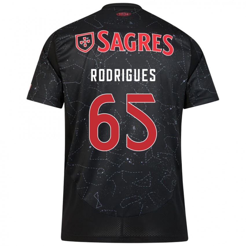 Niño Camiseta Rafael Rodrigues #65 Negro Rojo 2ª Equipación 2024/25 La Camisa México