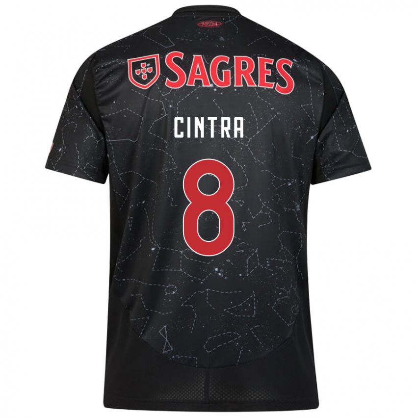 Niño Camiseta Marta Cintra #8 Negro Rojo 2ª Equipación 2024/25 La Camisa México