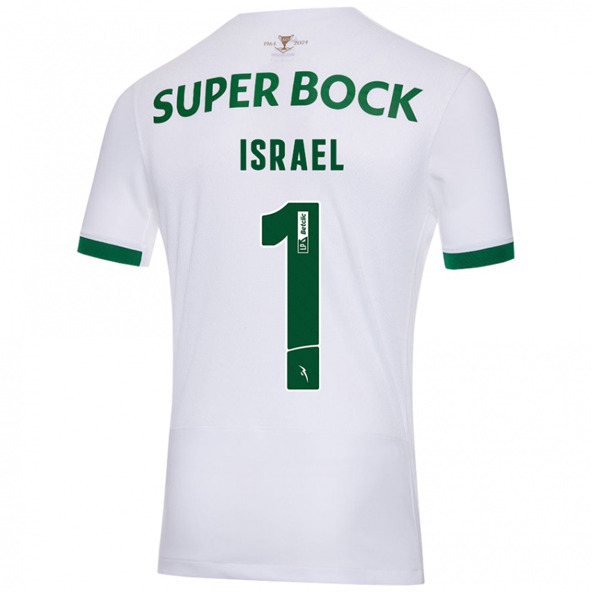 Niño Camiseta Franco Israel #1 Blanco Verde 2ª Equipación 2024/25 La Camisa México