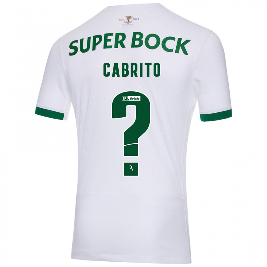 Niño Camiseta Rodrigo Cabrito #0 Blanco Verde 2ª Equipación 2024/25 La Camisa México