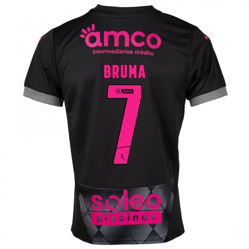 Niño Camiseta Bruma #7 Negro Rosa 2ª Equipación 2024/25 La Camisa México