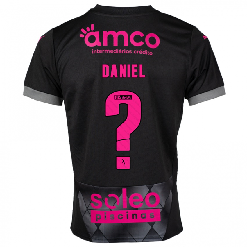 Niño Camiseta Paulo Daniel #0 Negro Rosa 2ª Equipación 2024/25 La Camisa México