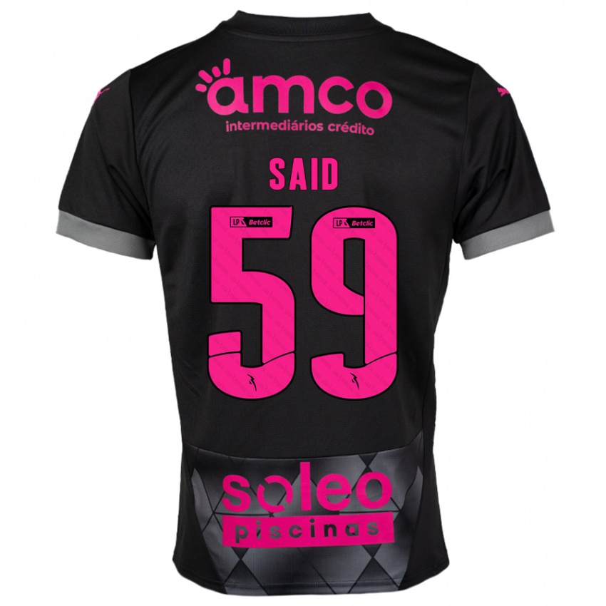 Niño Camiseta Yan Said #59 Negro Rosa 2ª Equipación 2024/25 La Camisa México