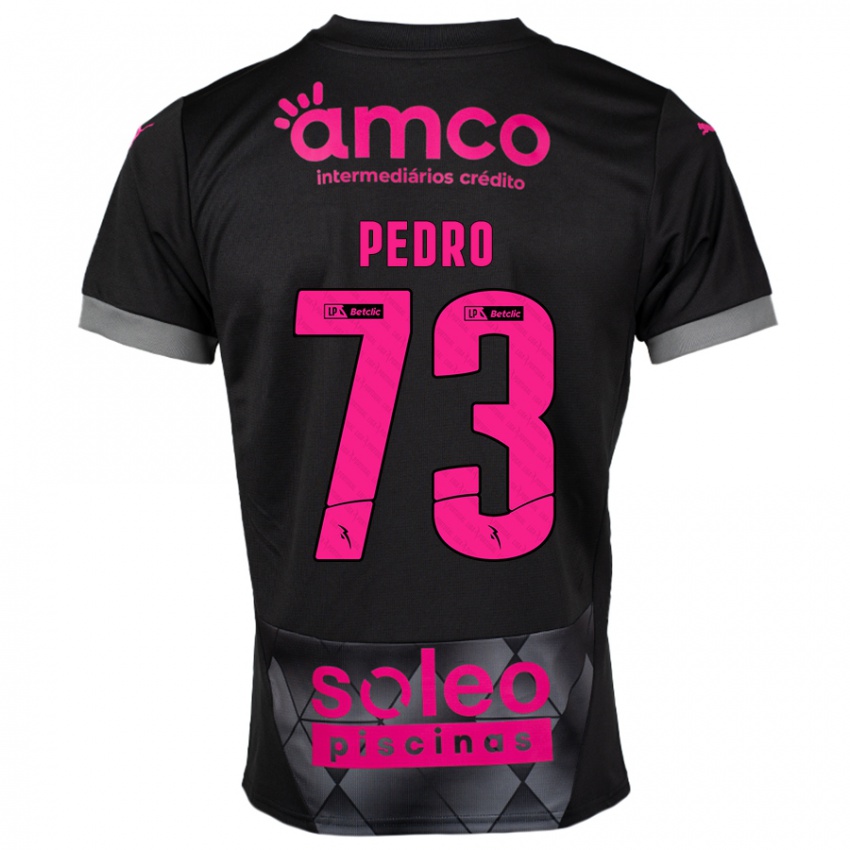 Niño Camiseta Zé Pedro #73 Negro Rosa 2ª Equipación 2024/25 La Camisa México