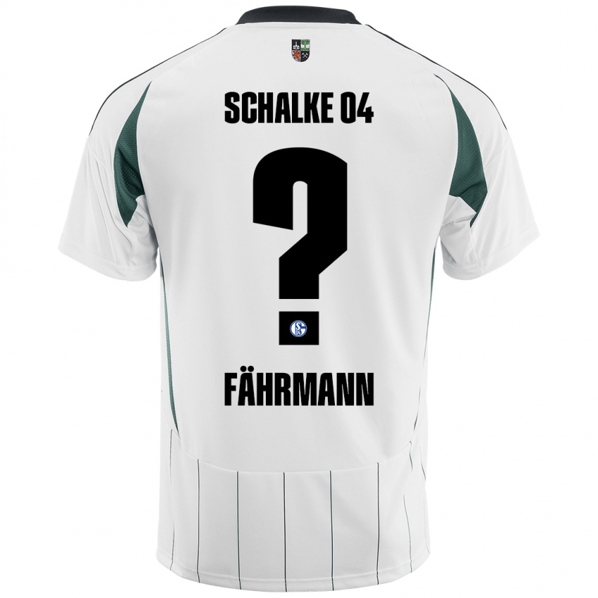 Niño Camiseta Ralf Fährmann #0 Blanco Verde 2ª Equipación 2024/25 La Camisa México