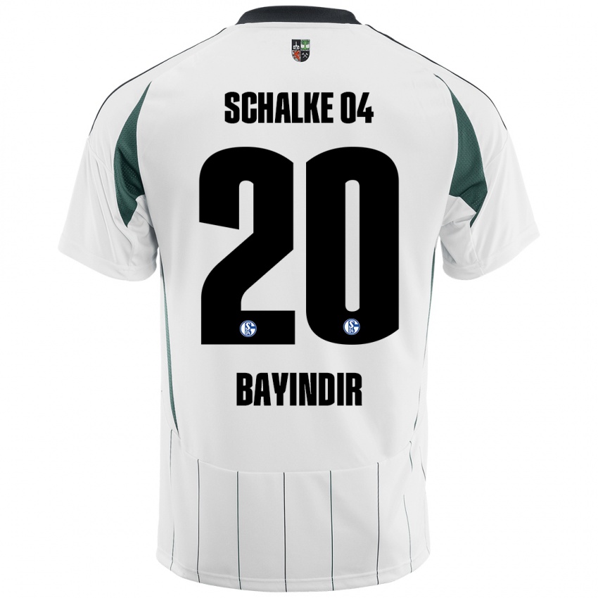 Niño Camiseta Aris Bayindir #20 Blanco Verde 2ª Equipación 2024/25 La Camisa México