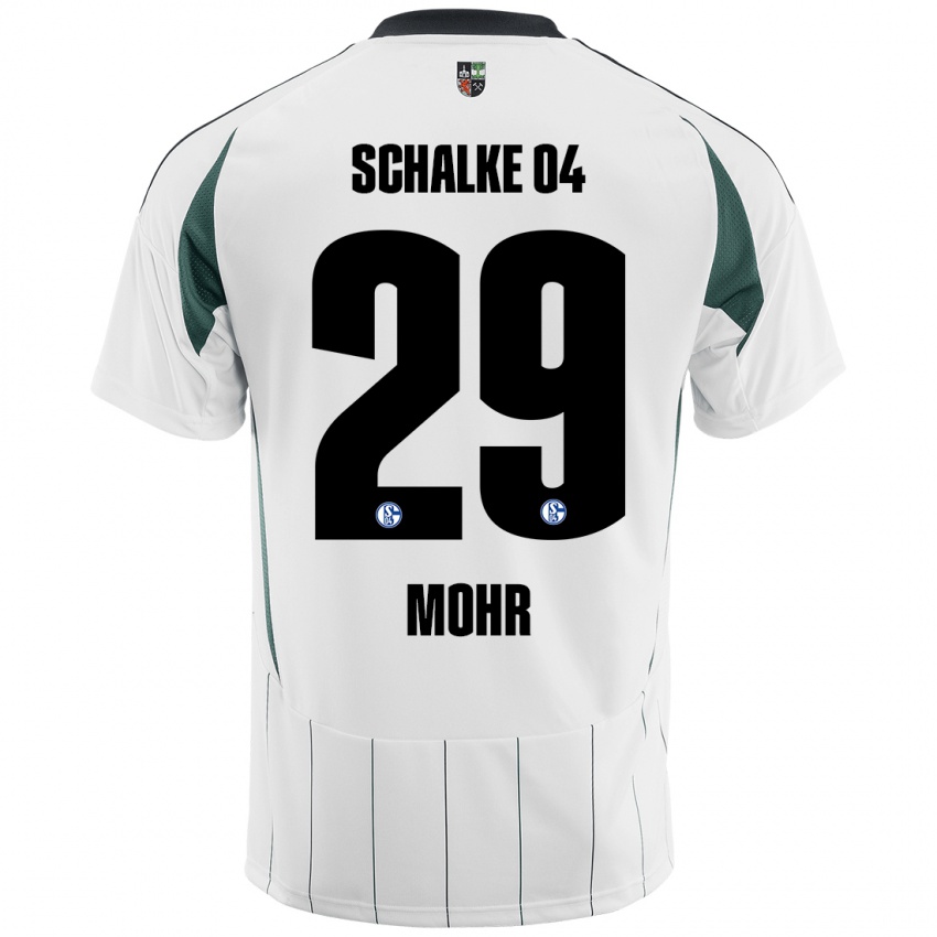 Niño Camiseta Tobias Mohr #29 Blanco Verde 2ª Equipación 2024/25 La Camisa México