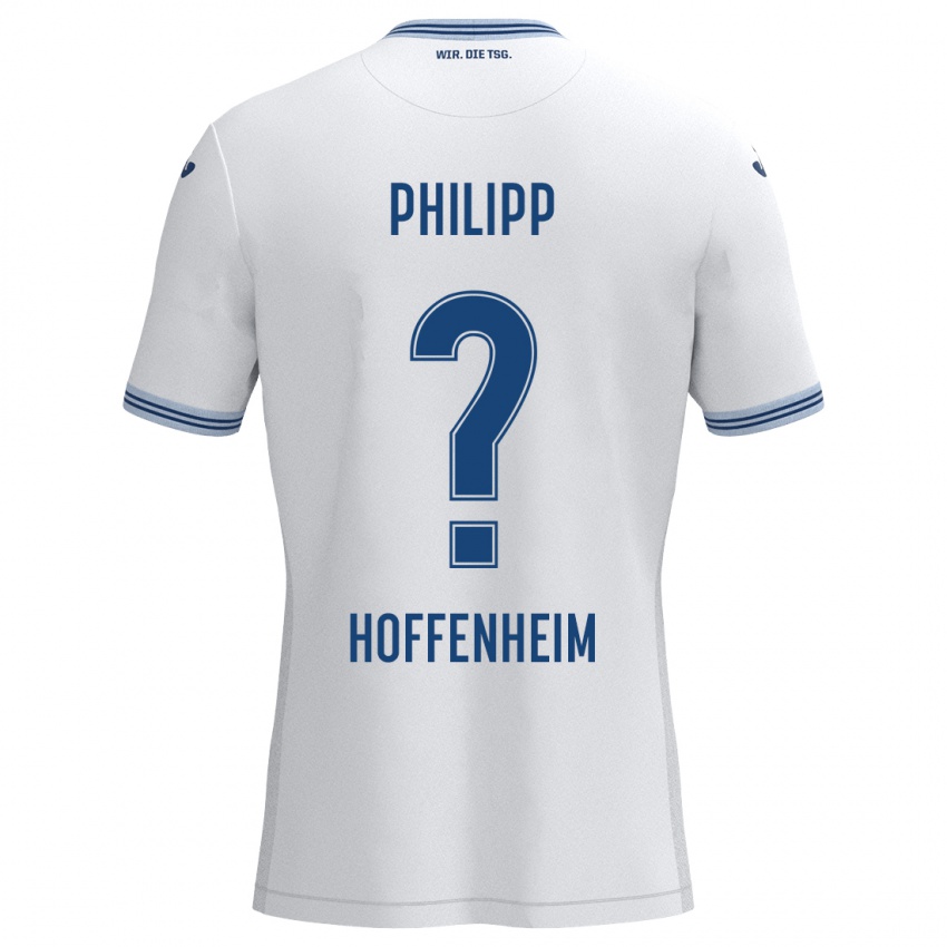 Niño Camiseta Tim Philipp #0 Blanco Azul 2ª Equipación 2024/25 La Camisa México