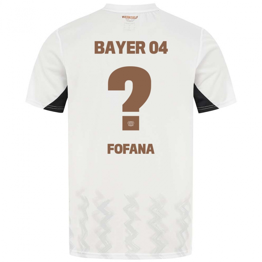 Niño Camiseta Sadik Fofana #0 Blanco Negro 2ª Equipación 2024/25 La Camisa México