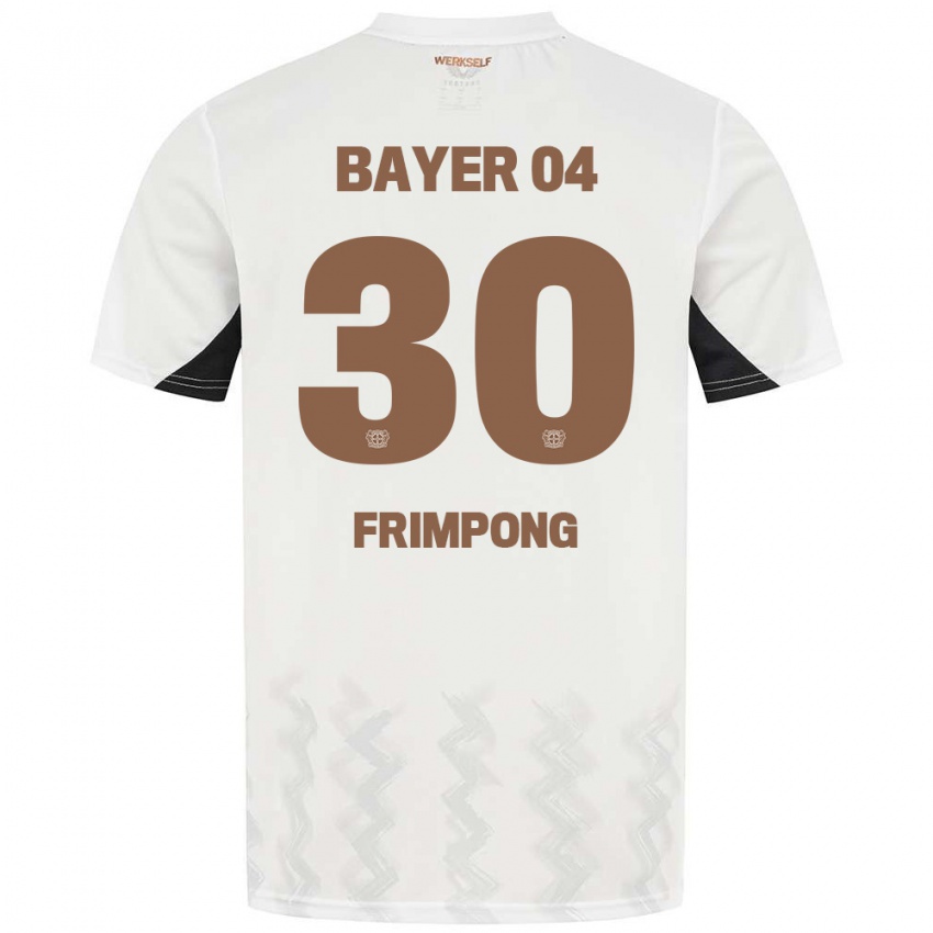 Niño Camiseta Jeremie Frimpong #30 Blanco Negro 2ª Equipación 2024/25 La Camisa México