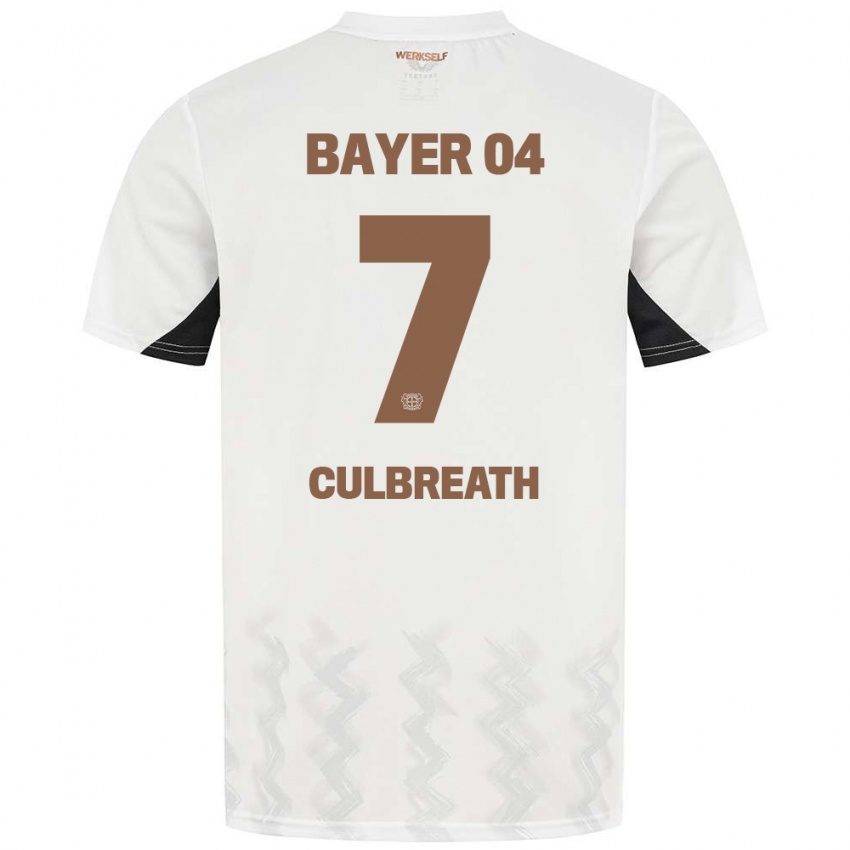 Niño Camiseta Montrell Culbreath #7 Blanco Negro 2ª Equipación 2024/25 La Camisa México