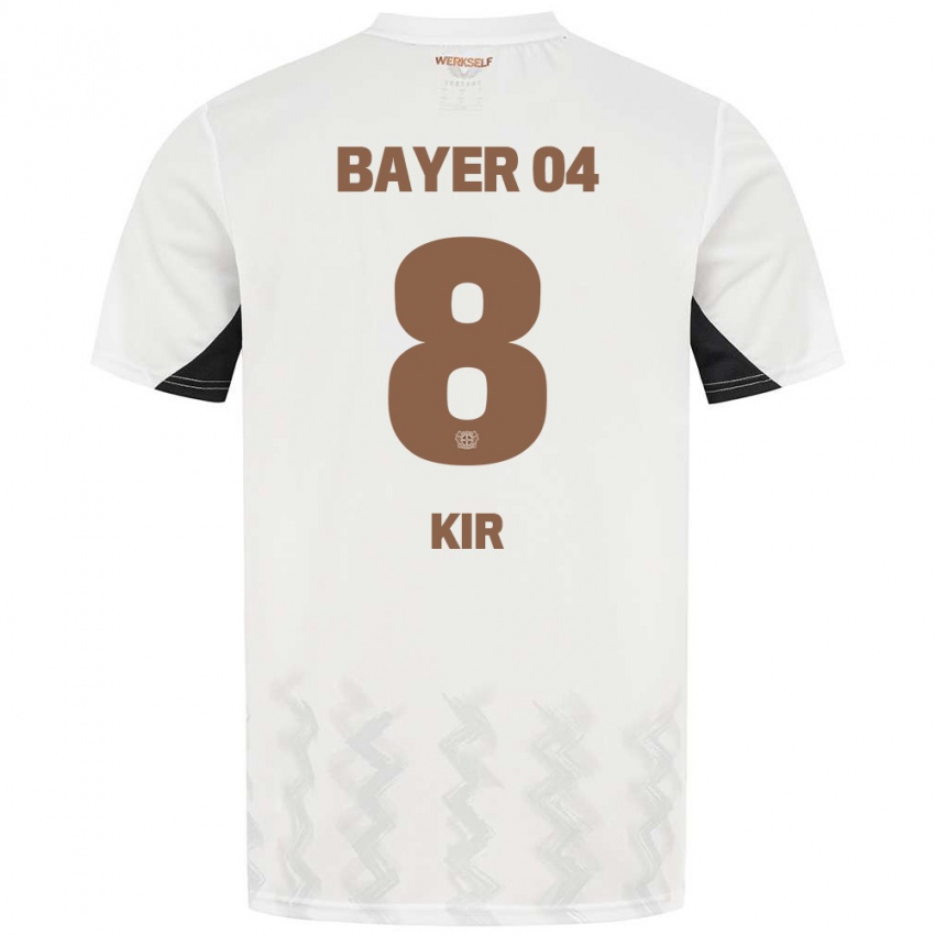 Niño Camiseta Burak Kir #8 Blanco Negro 2ª Equipación 2024/25 La Camisa México