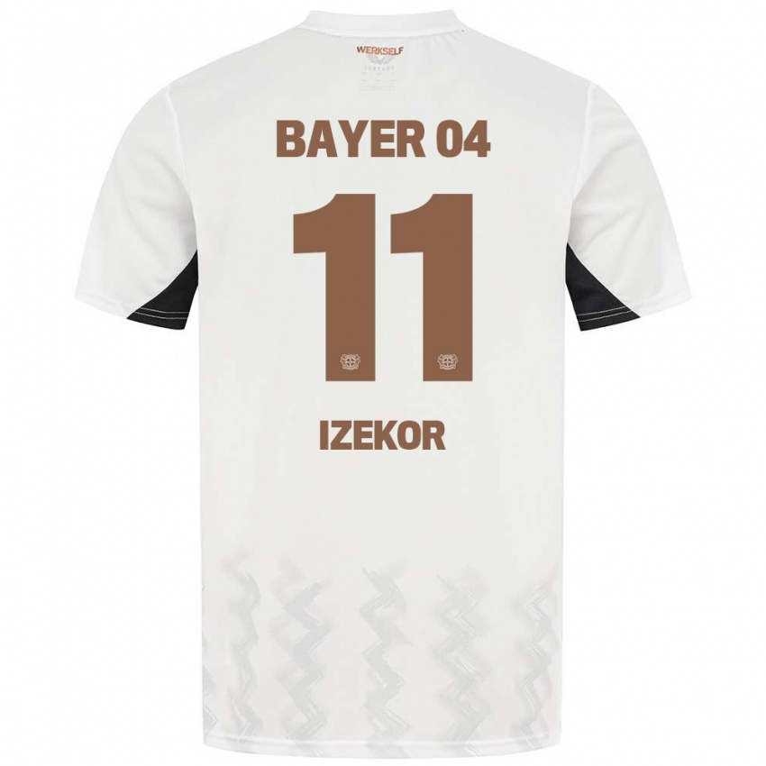 Niño Camiseta Ken Izekor #11 Blanco Negro 2ª Equipación 2024/25 La Camisa México