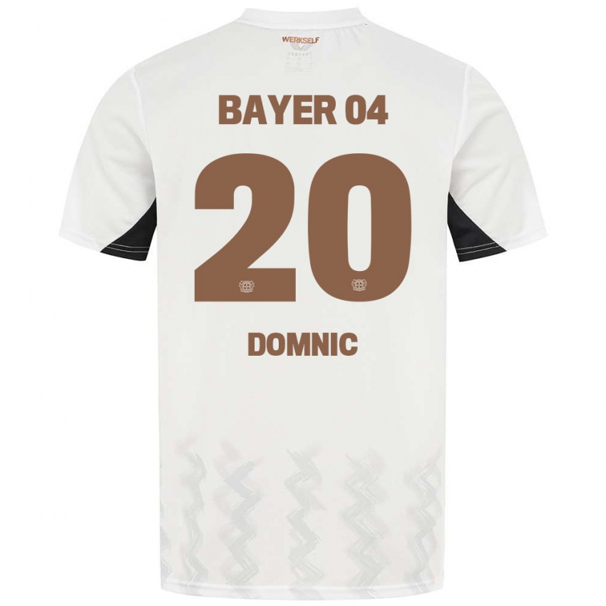 Niño Camiseta Nebe-Sirak Domnic #20 Blanco Negro 2ª Equipación 2024/25 La Camisa México