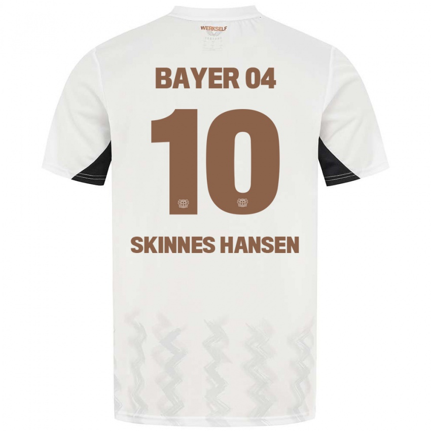 Niño Camiseta Synne Skinnes Hansen #10 Blanco Negro 2ª Equipación 2024/25 La Camisa México