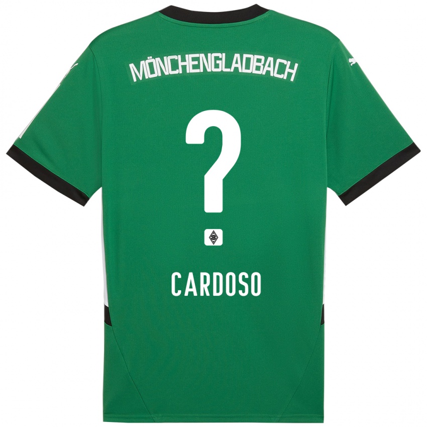 Niño Camiseta Tiago Pereira Cardoso #0 Verde Blanco 2ª Equipación 2024/25 La Camisa México