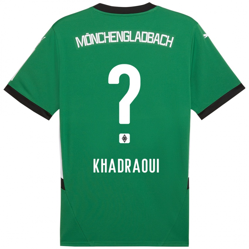 Niño Camiseta Elias Khadraoui #0 Verde Blanco 2ª Equipación 2024/25 La Camisa México