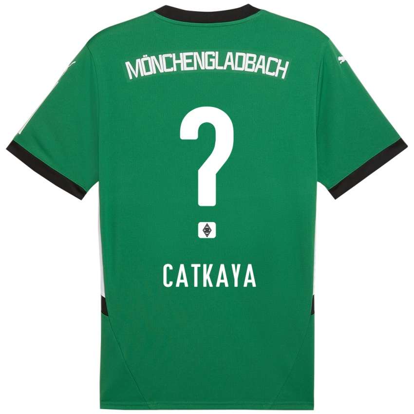 Niño Camiseta Talha Catkaya #0 Verde Blanco 2ª Equipación 2024/25 La Camisa México