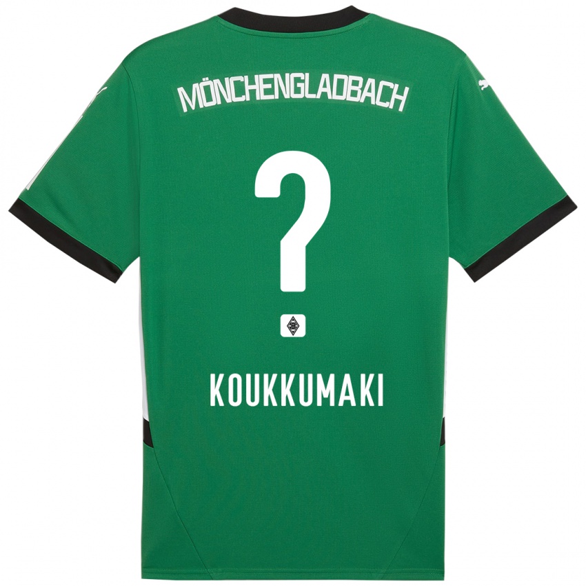 Niño Camiseta Taavi Koukkumäki #0 Verde Blanco 2ª Equipación 2024/25 La Camisa México