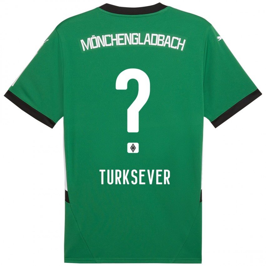 Niño Camiseta Emre Türksever #0 Verde Blanco 2ª Equipación 2024/25 La Camisa México