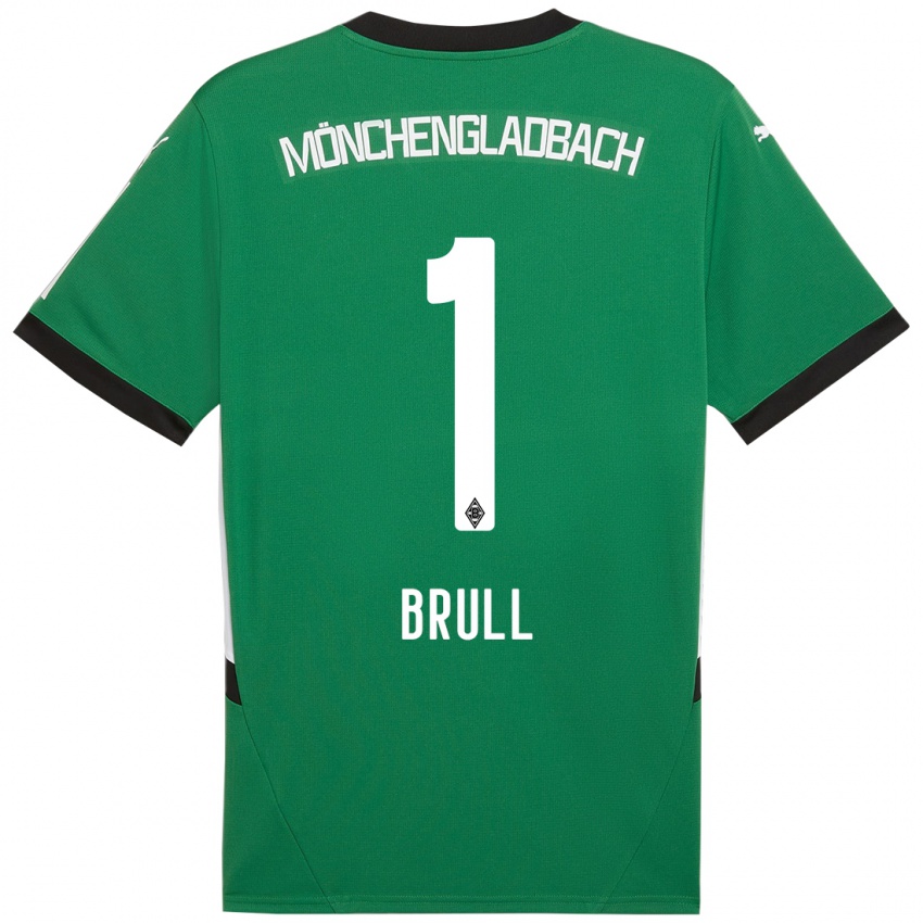 Niño Camiseta Maximilian Brüll #1 Verde Blanco 2ª Equipación 2024/25 La Camisa México